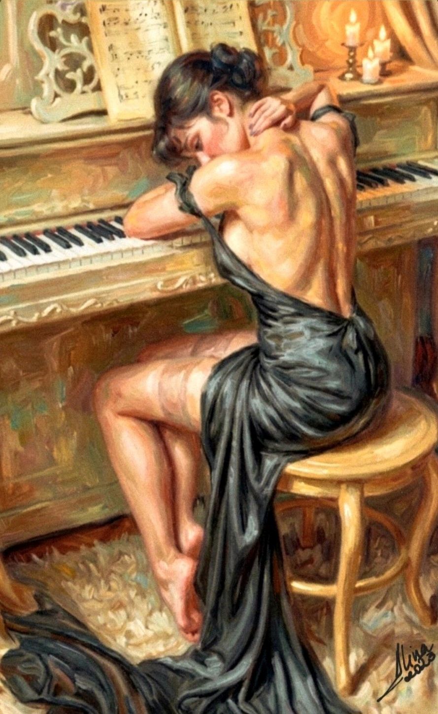 ArteDiAlina.com painting: After the concert